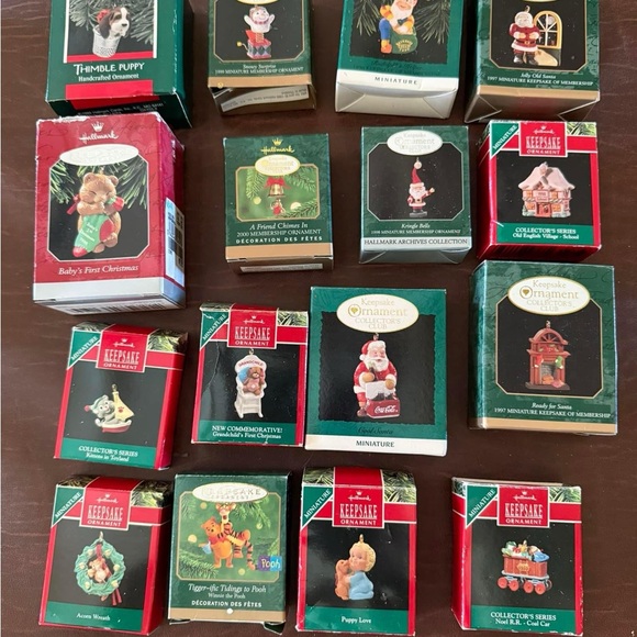 Retired Miniature Hallmark ornaments - Picture 1 of 1